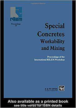【预售】Special Concretes - Workability and Mixing