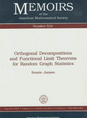 【预售】Orthogonal Decompositions and Functional Limit Theorems for Random Graph Statistics