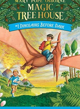 现货 英文原版 神奇树屋1：恐龙谷历险记 Magic Tree House: Dinosaurs Before Dark 封面随机发