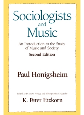 预订 Sociologists and Music 社会学家和音乐: 9781138514843