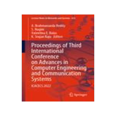 [预订]Proceedings of Third International Conference on Advances in Computer Engineering and Communication Systems