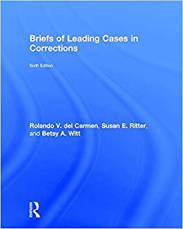【预售】Briefs of Leading Cases in Corrections