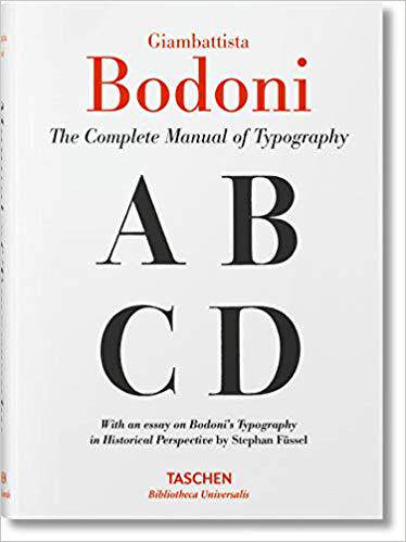 【预售】Bodoni: Manual of Typography