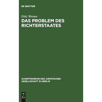 预订 Das Problem des Richterstaates: Vortrag gehalten vor der Berliner Juristischen Gesellschaft am 4. November 1959: 97