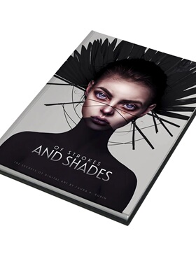 笔触与阴影 Laura H. Rubin 数字艺术插画集 英文原版 Of Strokes & Shades: The secrets of digital art
