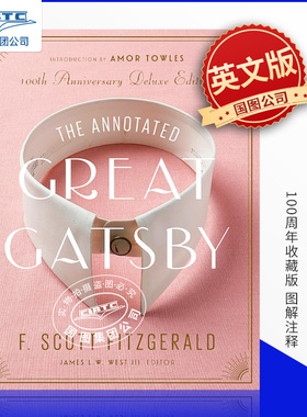 现货 了不起的盖茨比 100周年豪华收藏 图解注释版 英文原版 The Annotated Great Gatsby: 100th Anniversary Deluxe Edition