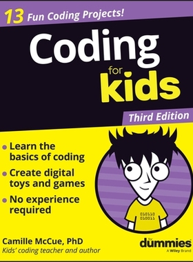 预订 Coding for Kids for Dummies, 3Rd Edition: 9781394359769