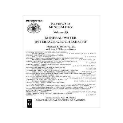 [预订]Mineral-Water Interface Geochemistry 9780939950287