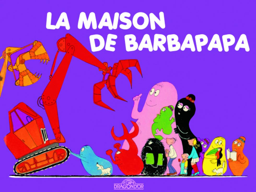 法语原版 巴巴爸爸的家 巴巴爸爸系列 儿童绘本 Les Aventures de Barbapapa: La maison de Barbapapa