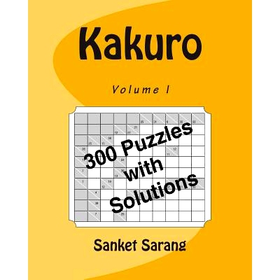 预订 Kakuro Vol I: Volume I: 9781466250659
