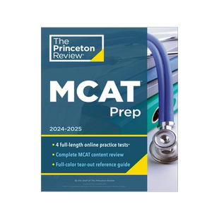 [预订]Princeton Review MCAT Prep, 2024-2025: 4 Practice Tests + Complete Content Coverage 9780593516577