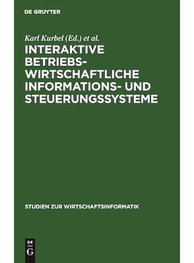 预订 Interaktive betriebswirtschaftliche Informations- und Steuerungssysteme: 9783110121001