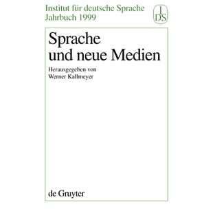 Medien 预订 Neue und 9783110168617 Sprache