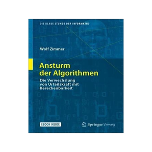 预订 Ansturm Der Algorithmen: Die Verwechslung Von Urteilskraft Mit Berechenbarkeit