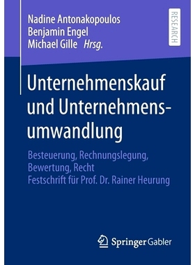 预订 Antonakopoulos (Hrsg), Unternehmenskauf und Unternehmensumwandlung Antonakopoulos (ed.), Acquisition and transforma