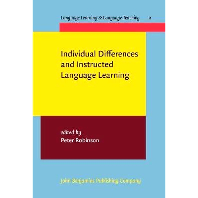 预订 Individual Differences and Instructed Language Learning(Language Learning & Language Teaching,2) 个体差异与教学性语