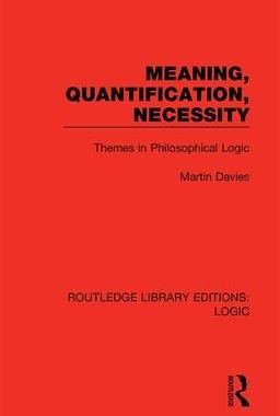 [预订]Meaning, Quantification, Necessity 9780367426101