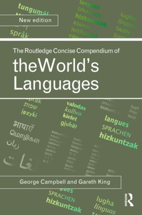 【预订】The Routledge Concise Compendium of the World’s Languages, Second Edition