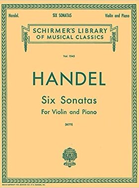 【预订】Six Sonatas: Schirmer Library of Classics Volume 1545 Violin and Piano