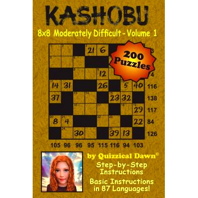 预订 Kashobu 8x8 Moderately Difficult - Volume 1: 9781544782102
