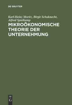 【预订】Mikroökonomische Theorie der Unternehmung 9783486230864