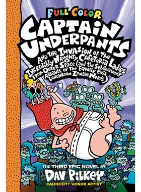 预订 Captain Underpants and the Invasion of the Incredibly Naughty Cafeteria Ladies from Outer Space 内裤队长和来自外太