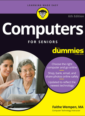 【预订】Computers For Seniors For Dummies, 6Th Edition 9781119849605