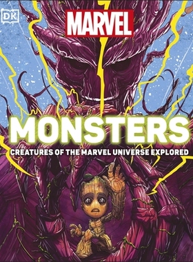 预订 Marvel Monsters: Creatures Of The Marvel Universe Explored 漫威怪物：探索漫威宇宙的生物: 9780241469385