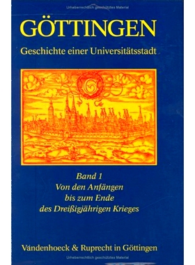 预订 Göttingen – Geschichte einer Universitätsstadt 哥廷根 - 大学城的历史: 9783525361993