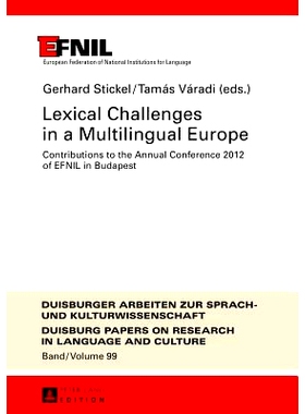 预订 Lexical Challenges in a Multilingual Europe: Contributions to the Annual Conference 2012 of EFNIL in Budapest: 9783