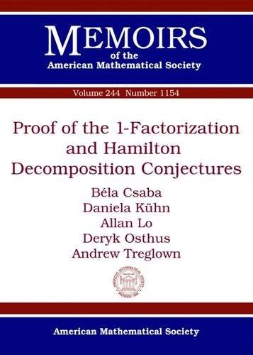 【预售】Proof of the 1-Factorization and Hamilton Decomposition Conjectures