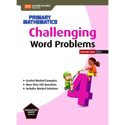 现货 Primary Maths Challenging Word P4 CC 美版新加坡数学 符合CCSE大纲 基于CPA教学法 进口原版