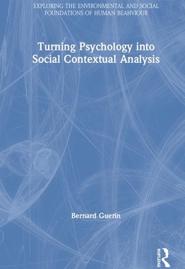 【预订】Turning Psychology into Social Contextual Analysis