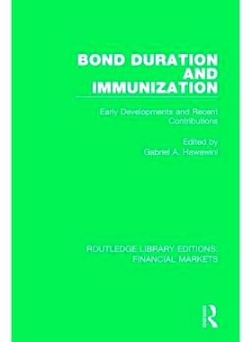预订 Bond Duration and Immunization: Early Developments and Recent Contributions 债券期限与免疫：早期发展与*近的贡献: 97