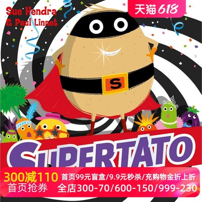 英文原版 土豆超人与狂欢节大灾难 Sue Hendra & Paul Linnet 绘本 Supertato Carnival Catastro-Pea!