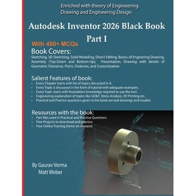 预订 Autodesk Inventor 2026 Black Book Part I: 9781774591741