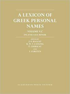 【预售】A Lexicon of Greek Personal Names