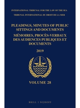预订 Pleadings, Minutes of Public Sittings and Documents / Mémoires, procès-verbaux des audiences publiques et documen