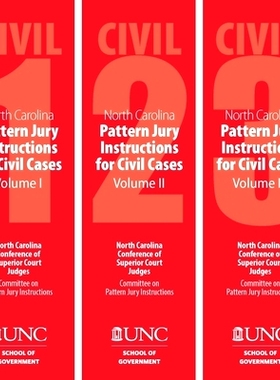 预订 North Carolina Pattern Jury Instructions for Civil Cases, 2020 Edition: Volumes 1-3 2020年北卡罗来纳州陪审团民事案