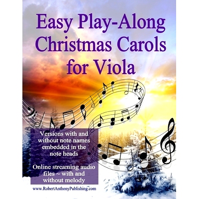 预订 Easy Play-Along Christmas Carols for Viola: 9798863566245