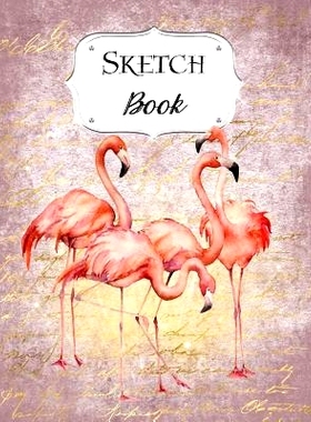 预订 Sketch Book: Flamingo Sketchbook Scetchpad for Drawing or Doodling Notebook Pad for Creative Artists #3 Purple: 978