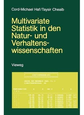 预订 Multivariate Statistik in den Natur- und Verhaltenswissenschaften: Eine Einführung mit BASIC-Programmen und Progra