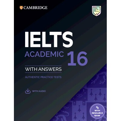 现货 Ielts 16 Academic Student’s Book with Answers with Audio with Resource Bank: 9781108933858图片