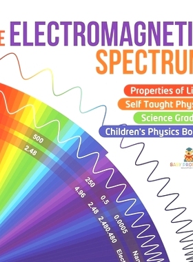预订 The Electromagnetic Spectrum Properties of Light Self Taught Physics Science Grade 6 Children’s Physics Books: 978