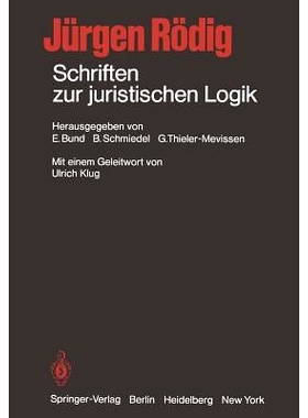 预订 Schriften zur juristischen Logik: 9783642673924