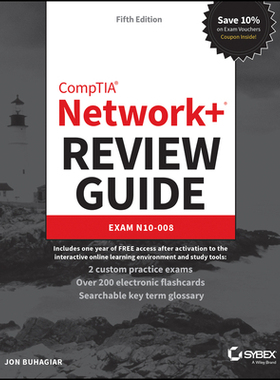 【预订】Comptia Network+ Review Guide: Exam: N10-008 5E P 9781119806950