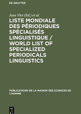 【预订】Liste mondiale des périodiques spécialisés linguistique / World L 9783110993455