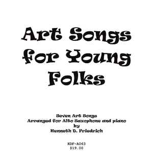 alto 9781517008611 Songs piano and saxophone Folks Young for Art 预订