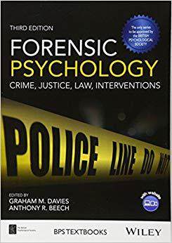 【预售】Forensic Psychology - Crime, Justice...