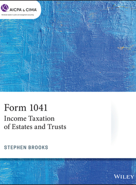 【预订】Form 1041 - Income Taxation of Estates and Trusts
